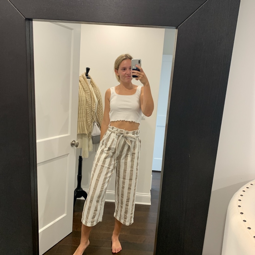 Cutest topshop striped culottes